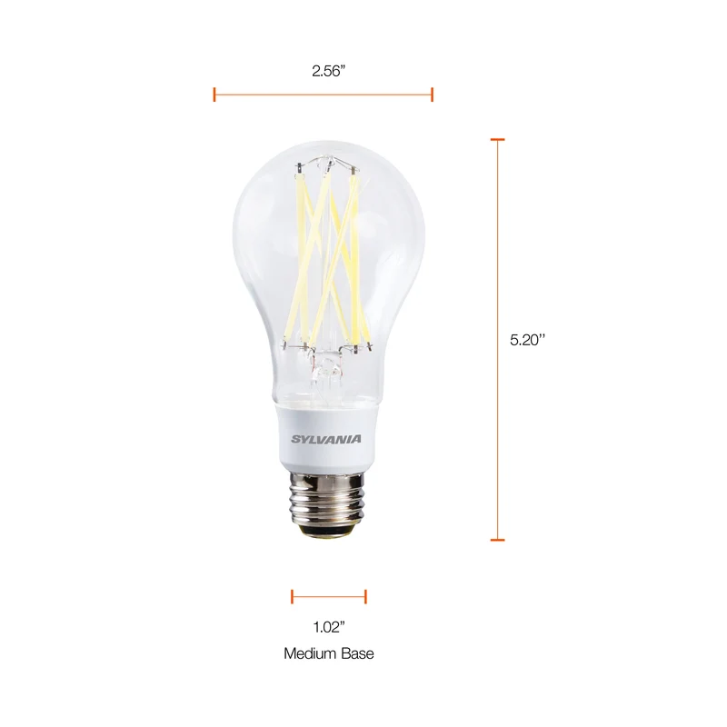 SYLVANIA LED TruWave 3-Way A21 Light Bulb, 6.5W / 9W / 13W, 5000K, Daylight - 1 Pk