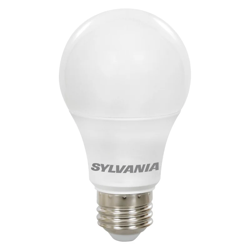 SYLVANIA LED A19 Light Bulb, 100W = 14W, Non-Dimmable, Frosted Finish, 1500 Lumens, 2700K, Soft White - 24 Pk