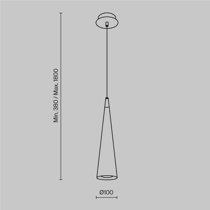 Suspension Luminaire | NEVILL (Cône)