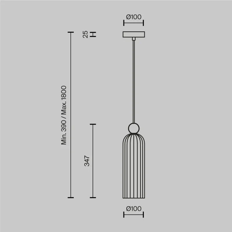Suspension Luminaire | ANTIC (Fine)