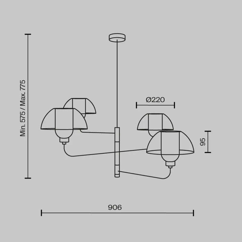Suspension Luminaire | MEMORY (Ramification)