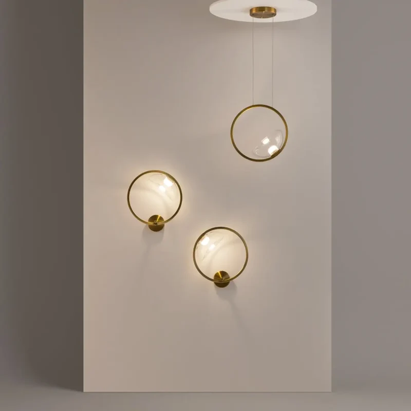 Suspension Luminaire | LUNARE (Disque Et Globe)