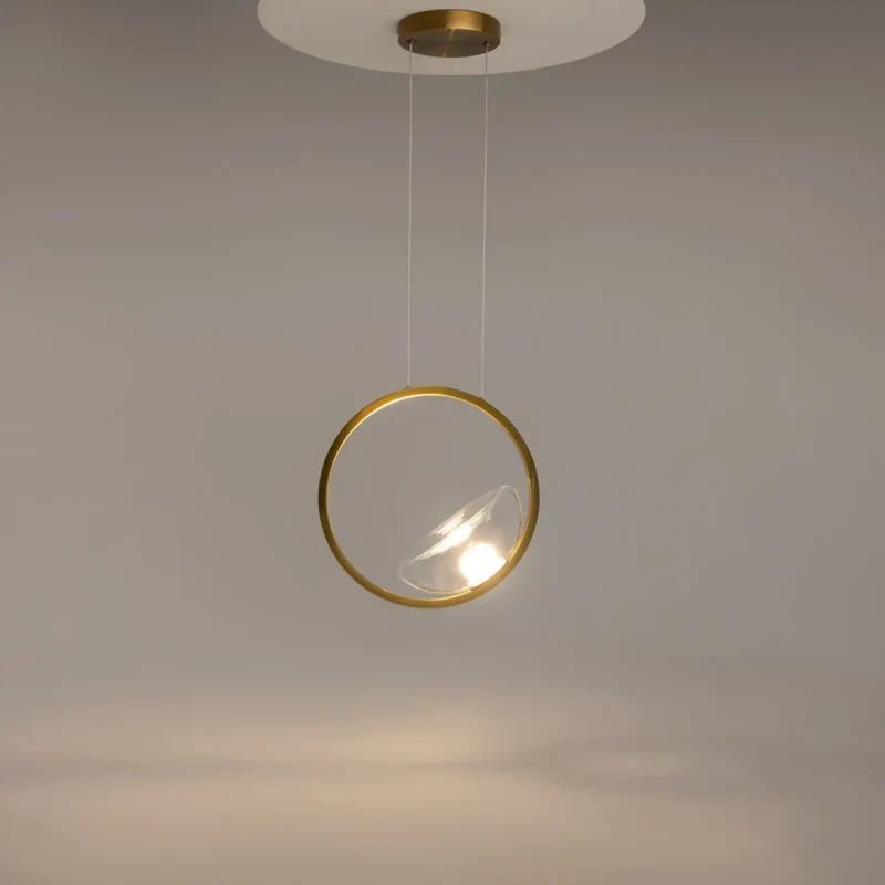 Suspension Luminaire | LUNARE (Disque Et Globe)