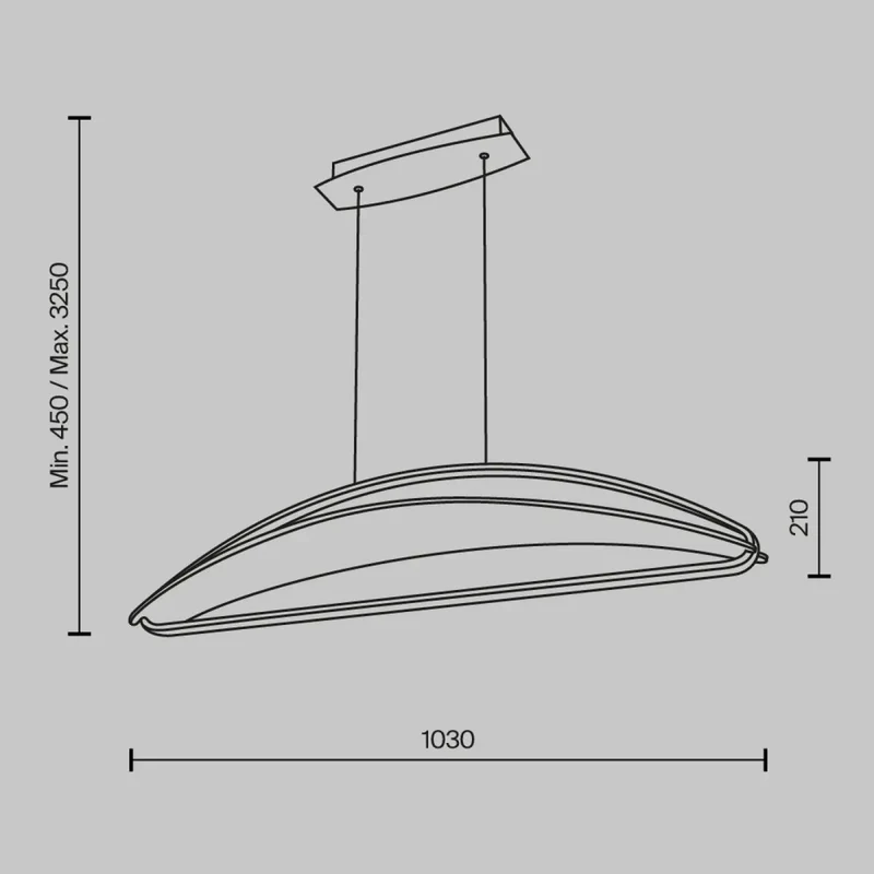 Suspension Luminaire | BREEZE (Linéaire)