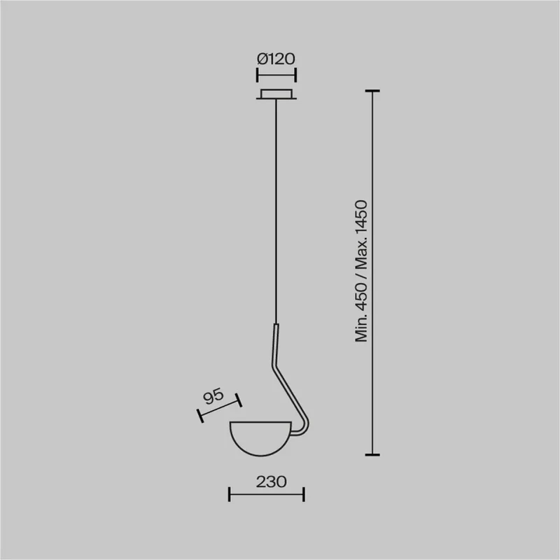 Suspension Luminaire | MOLLIS (Feuille)