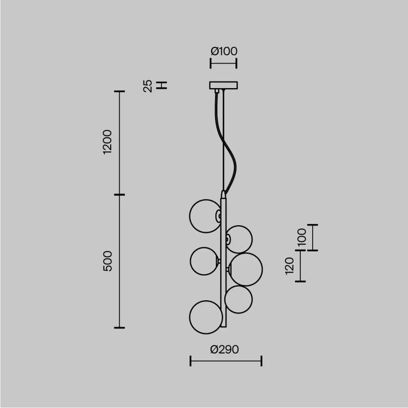 Suspension Luminaire | DALLAS (Compacte)