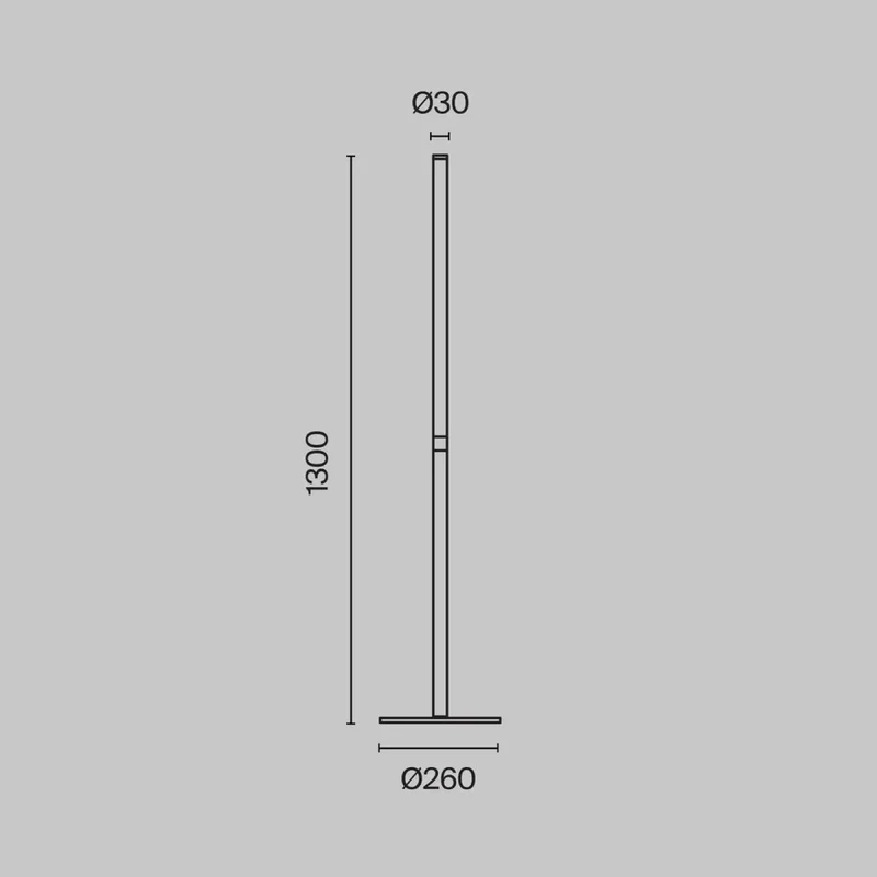 Lampadaire | RAY (Tube Lumineux)