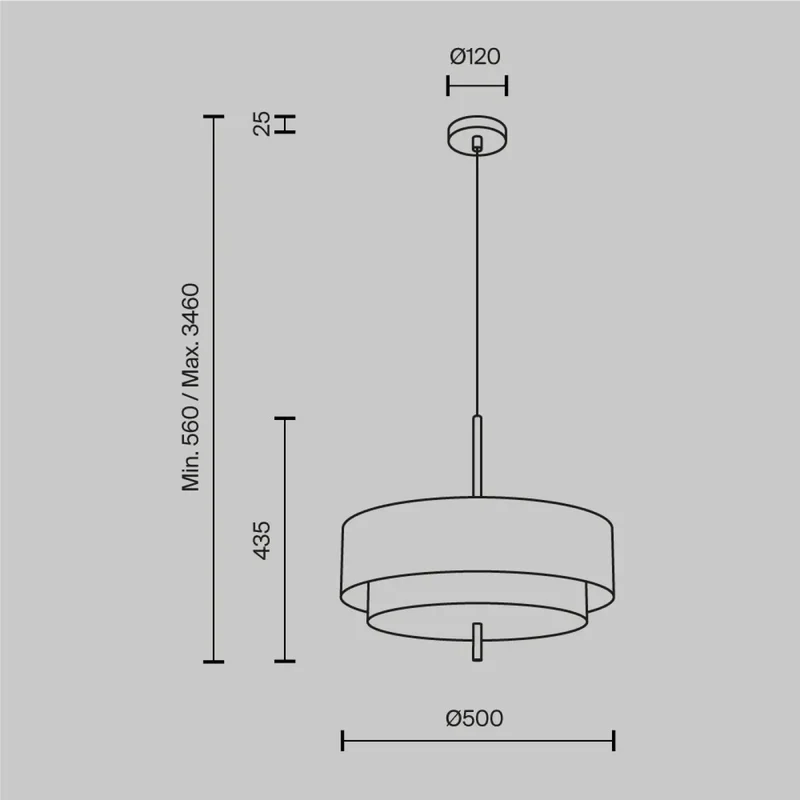 Suspension Luminaire | BERGAMO