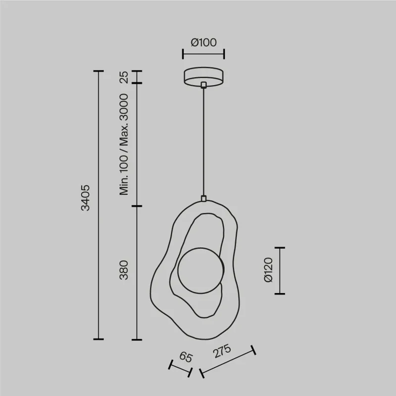 Suspension Luminaire | OPUS (Wabi-Sabi)