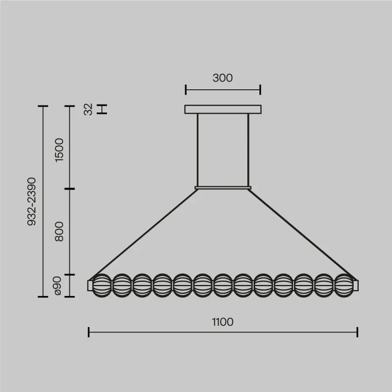 Suspension Luminaire | AMULET (Linéaire)