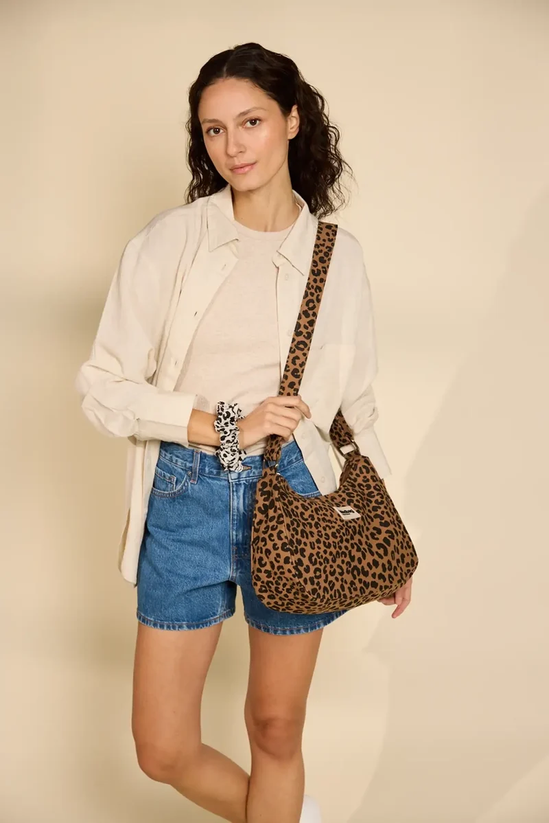 Sac bandoulière leopard