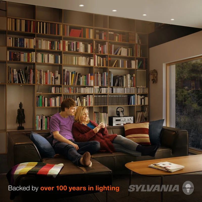 SYLVANIA LED R20 Flood Light Bulb, 50W = 7W, Dimmable, 22 Year, Frosted, 5000K, Daylight - 1 Pk