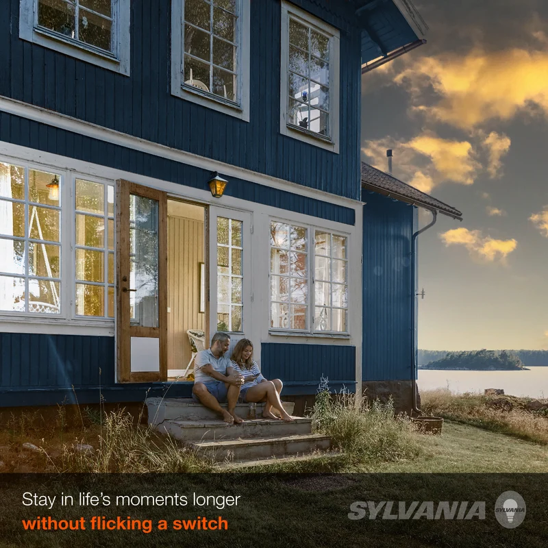 SYLVANIA Dusk to Dawn A21 LED Light Bulb with Auto On/Off Light Sensor, 100W=13W, 1500 Lumens, 5000K, Daylight - 1 PK