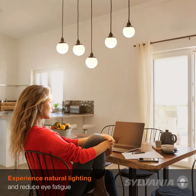 SYLVANIA LED TruWave Globe G25 Light Bulb, 40W = 4.5W, Dimmable, Frosted, 2700K, Soft White - 6 PK