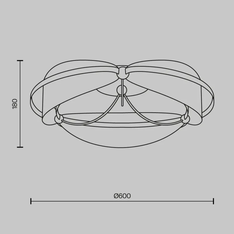 Luminaire Plafonnier | BREEZE (Anneau)