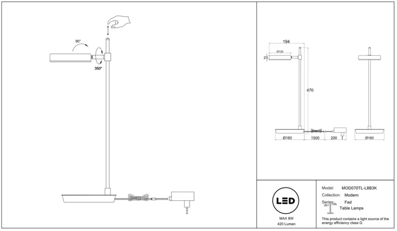 Lampadaire | MOLLIS (Feuille)