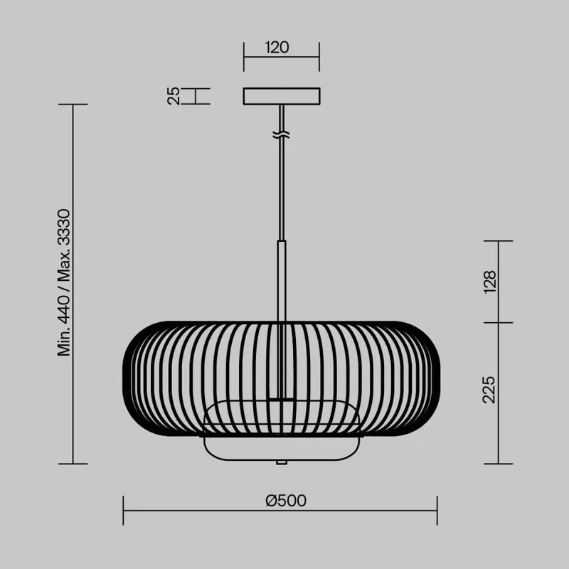 Suspension Luminaire | LEVITATION (Cage)