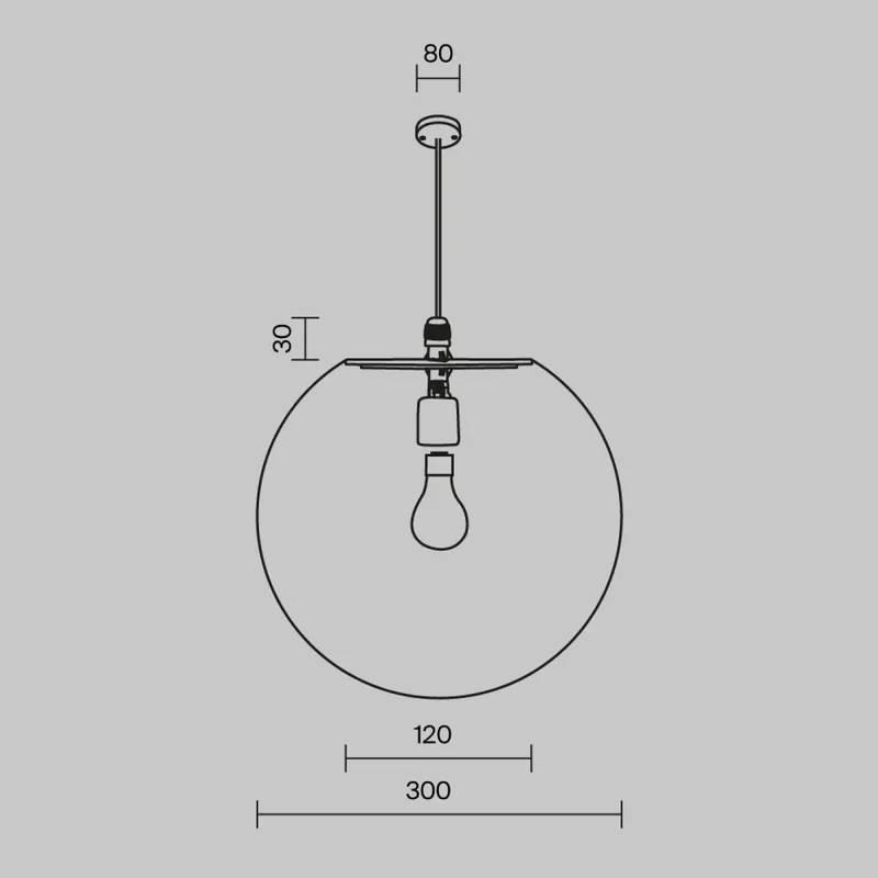 Suspension Luminaire | ERDA (Globe)