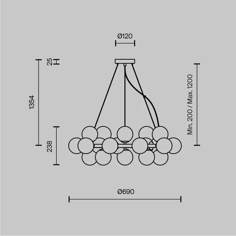 Suspension Luminaire | DALLAS (Circulaire)