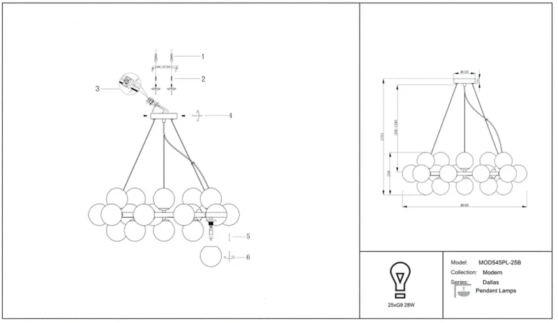 Suspension Luminaire | DALLAS (Circulaire)