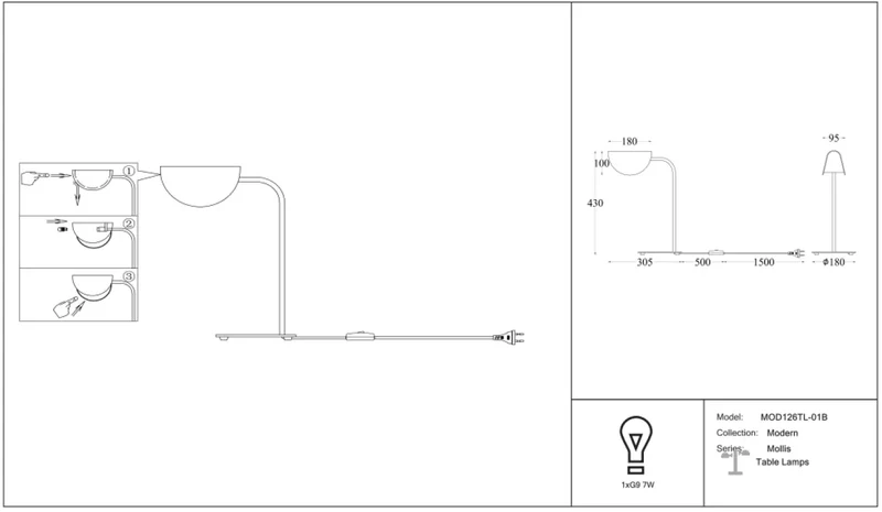 Lampe de Chevet | MOLLIS (Feuille)