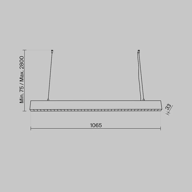Suspension Luminaire | POINTS (Barre Linéaire)