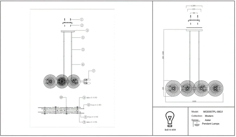 Suspension Luminaire | ASTER