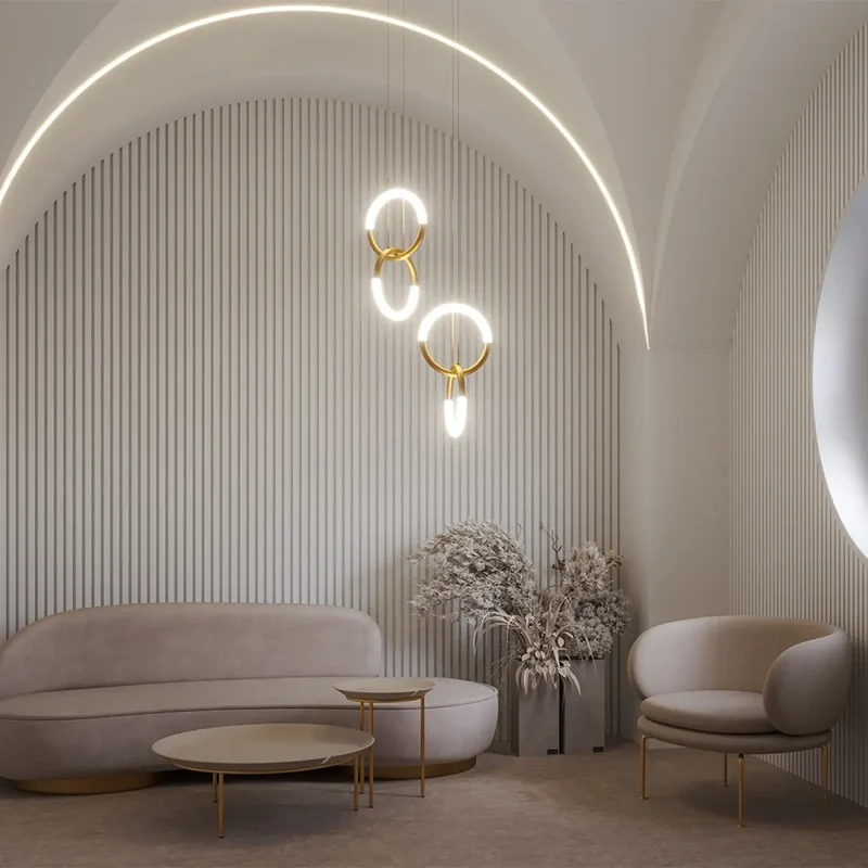 Suspension Luminaire | NODE (Double Anneau)