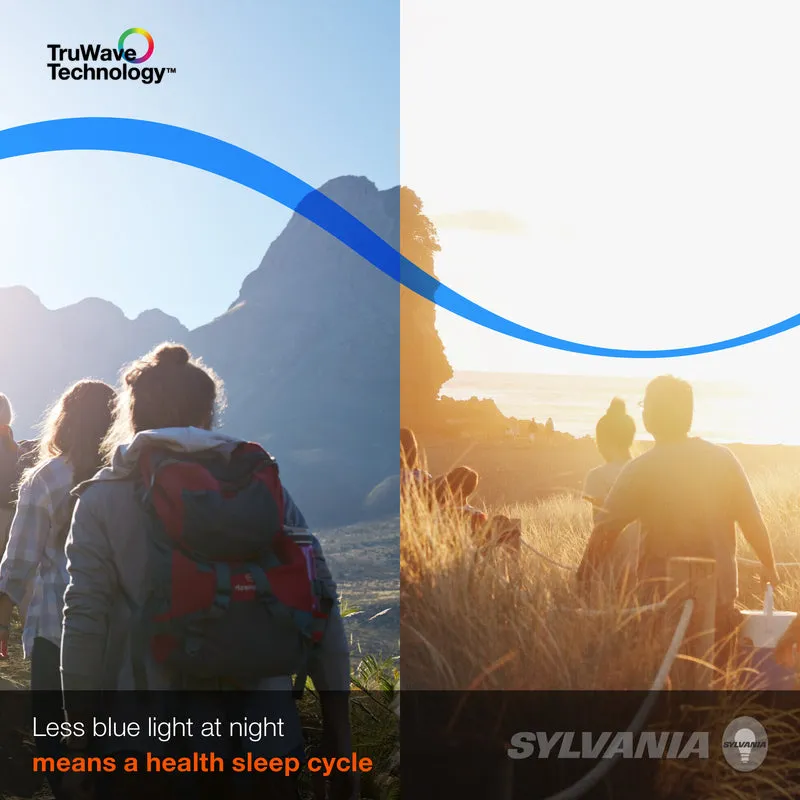 SYLVANIA LED TruWave Ceiling Fixture Light Bulb, 40W, A15, Medium Base, Dimmable, Soft White - 2 Pk