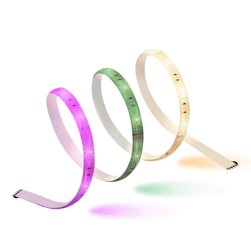 SYLVANIA Wifi LED Smart Strip Light Expansion Kit, 6.5ft, Indoor, Full Color & Adjustable White, Compatible with Alexa and Google Home Only - 1 PK