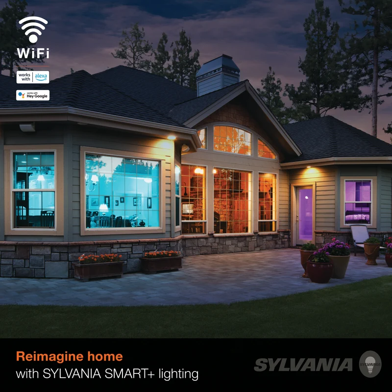 SYLVANIA Wifi LED Smart Strip Light Expansion Kit, 6.5ft, Indoor, Full Color & Adjustable White, Compatible with Alexa and Google Home Only - 1 PK