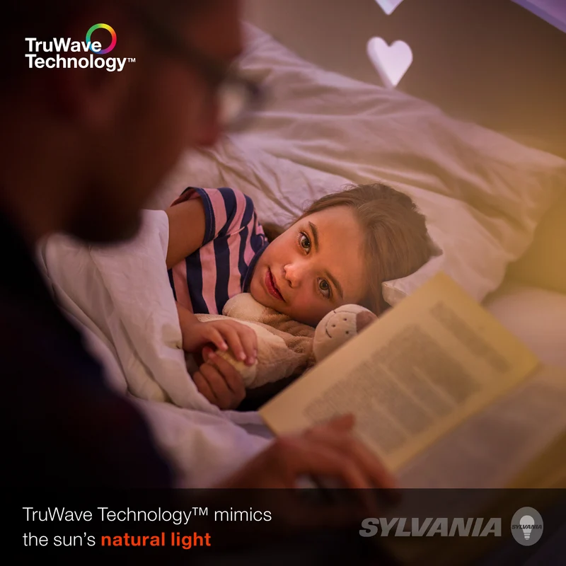 SYLVANIA TruWave A19 LED Light Bulb, 75W = 11W, Dimmable, Frosted, 2700K, Soft White - 6 PK