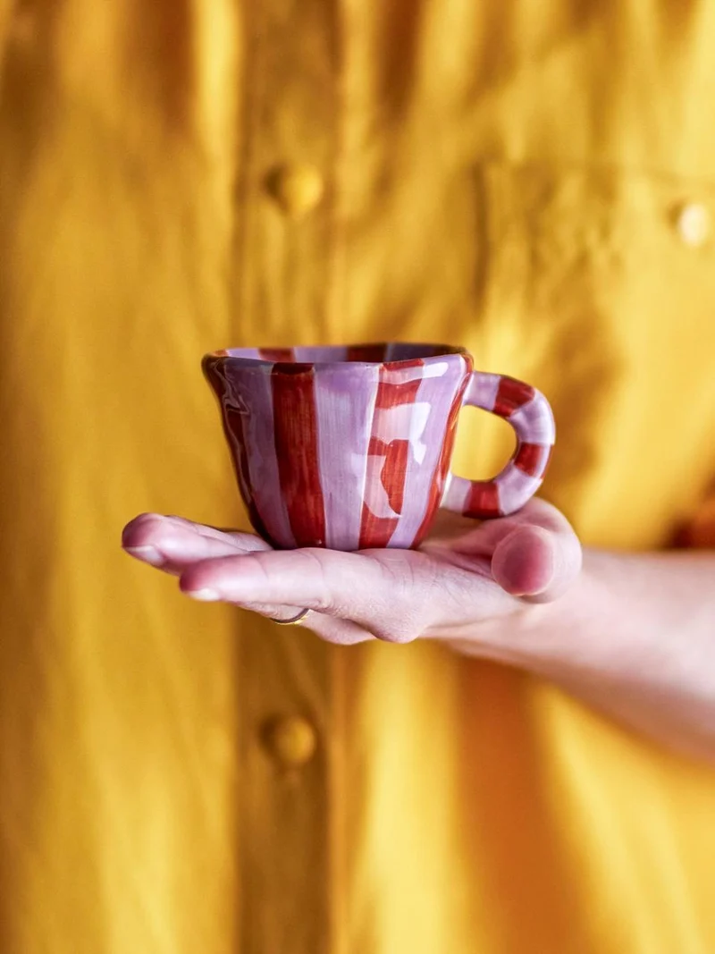 Tasse à rayure