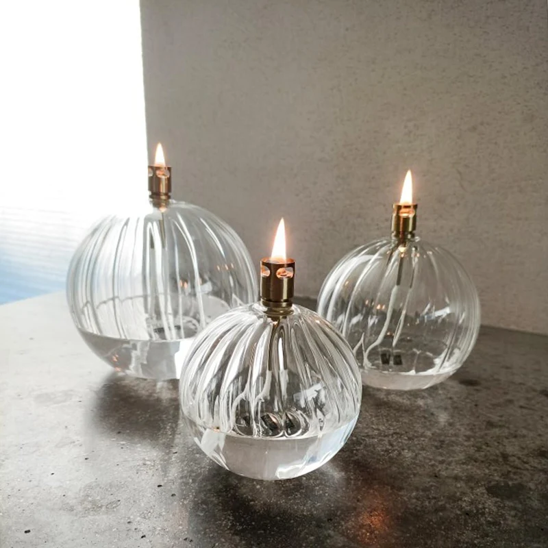 Lampe à Huile Striée - Plusieurs Tailles