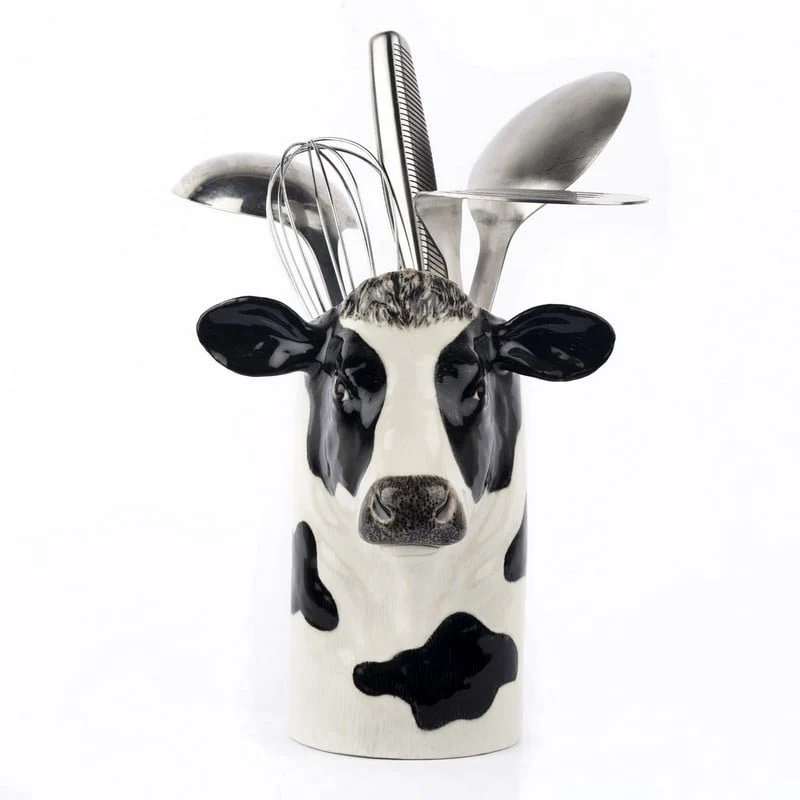 Pot à ustensiles vache