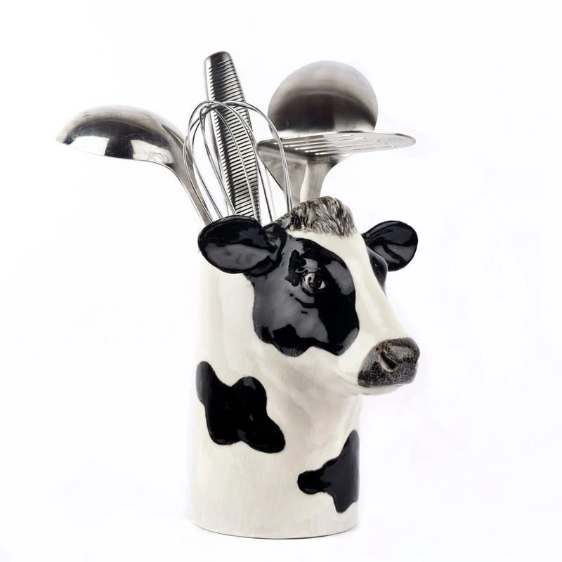 Pot à ustensiles vache