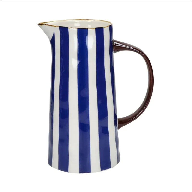 Carafe rayure bleu