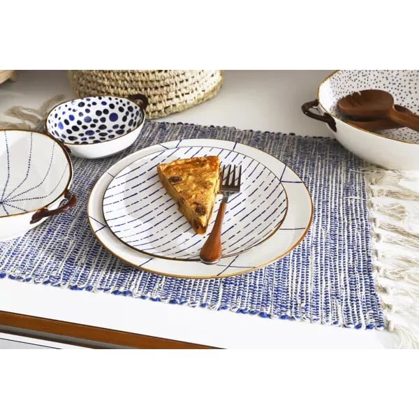 Plat en porcelaine M