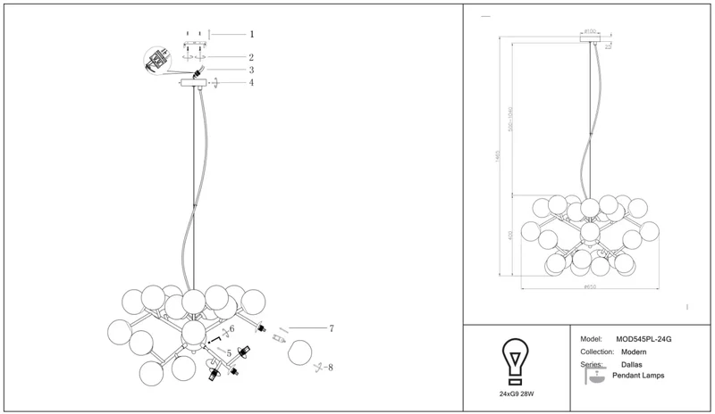 Suspension Luminaire | DALLAS