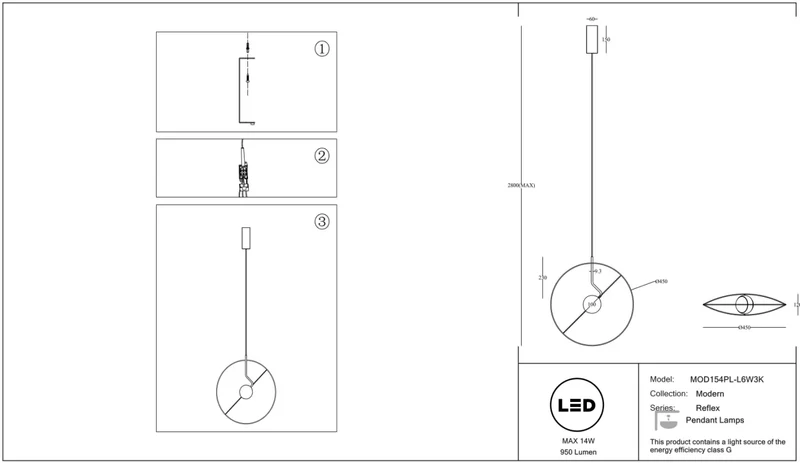 Suspension Luminaire | REFLEX