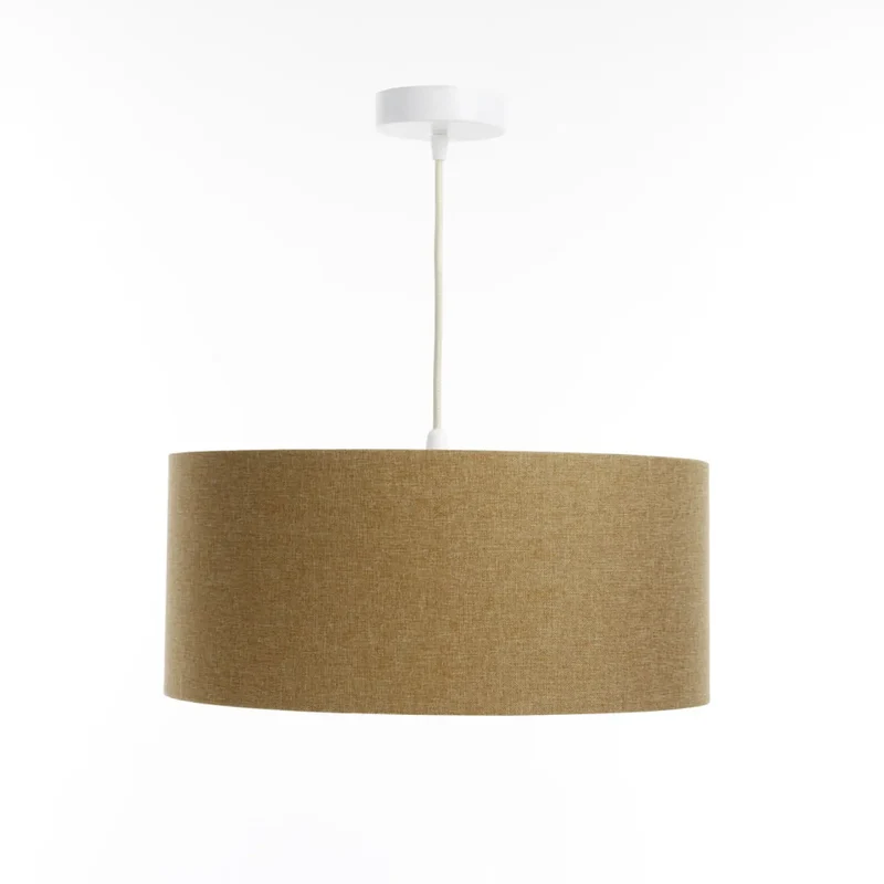 Suspension Luminaire | BOHO ELEGANT (Jaune Moutarde/Écru)