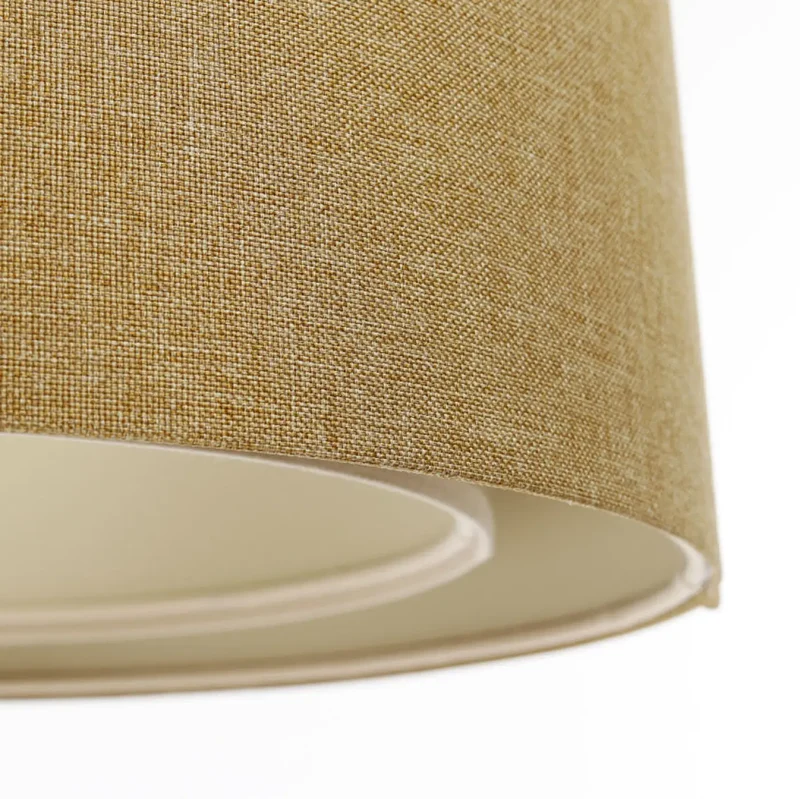 Suspension Luminaire | BOHO ELEGANT (Jaune Moutarde/Écru)