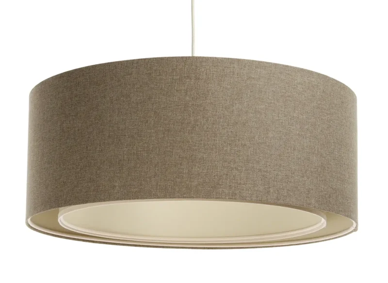 Suspension Luminaire | DUO BOHO ELEGANT (Marron Sable/Écru)