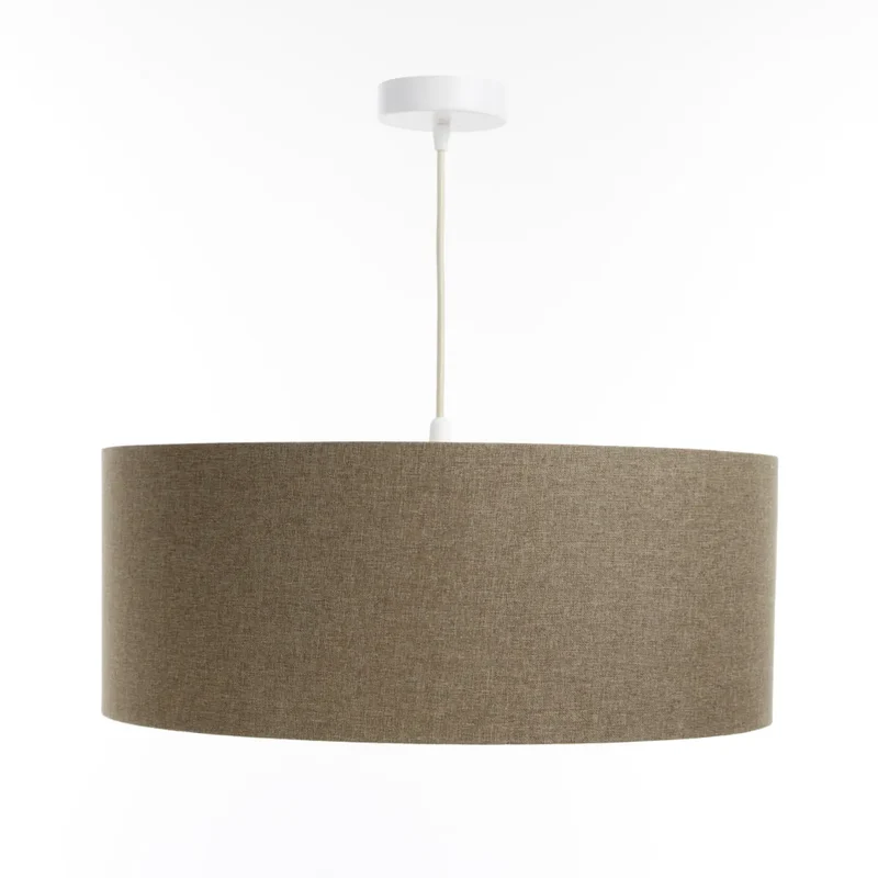 Suspension Luminaire | DUO BOHO ELEGANT (Marron Sable/Écru)