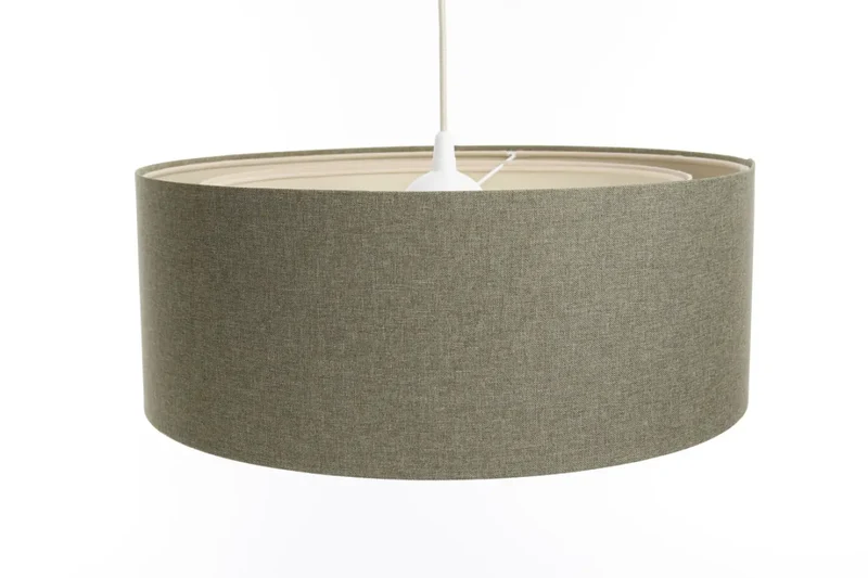 Suspension Luminaire | DUO BOHO ELEGANT (Vert Gris/Écru)