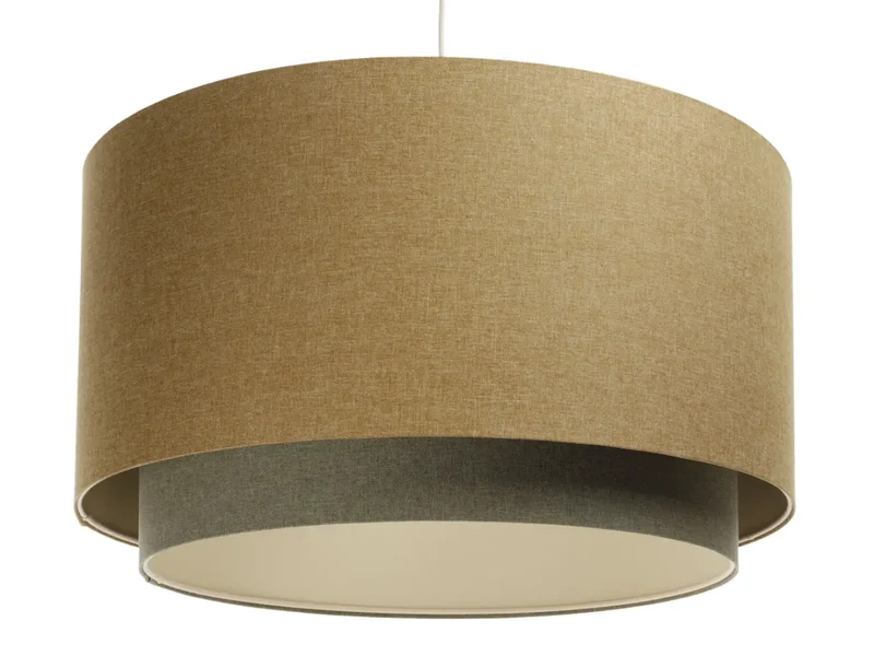 Suspension Luminaire| DUO BOHO ELEGANT (Jaune Moutarde/Olive/Ecru)