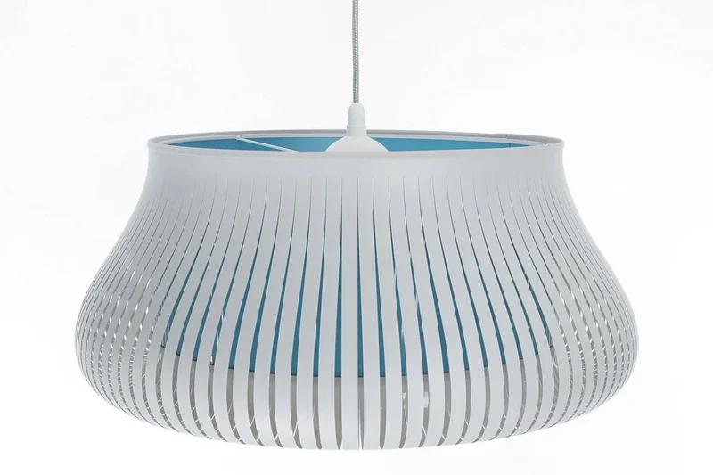 Suspension Luminaire | OBLO (Blanc/Bleu Clair)