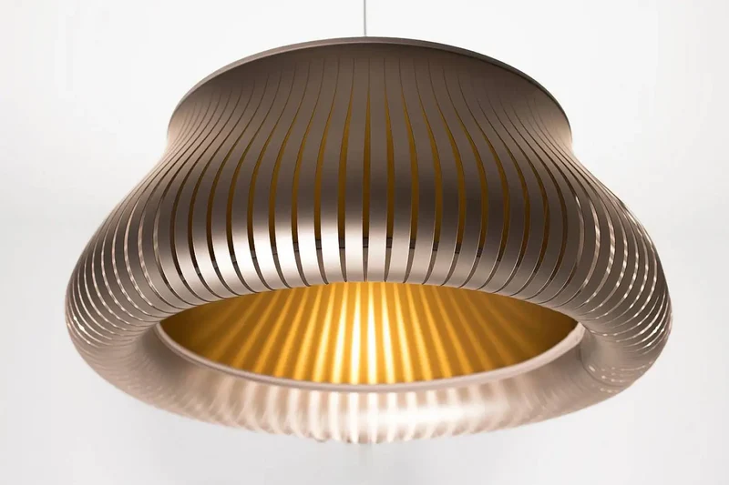 Suspension Luminaire | OBLO (Argent/Doré)