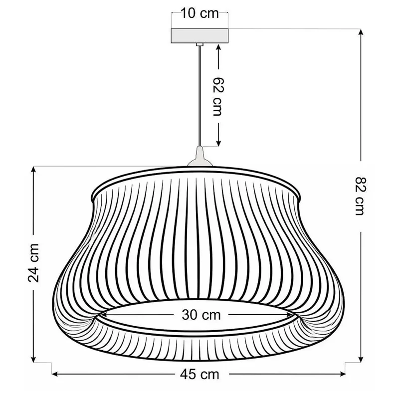 Suspension Luminaire | OBLO (Argent/Doré)
