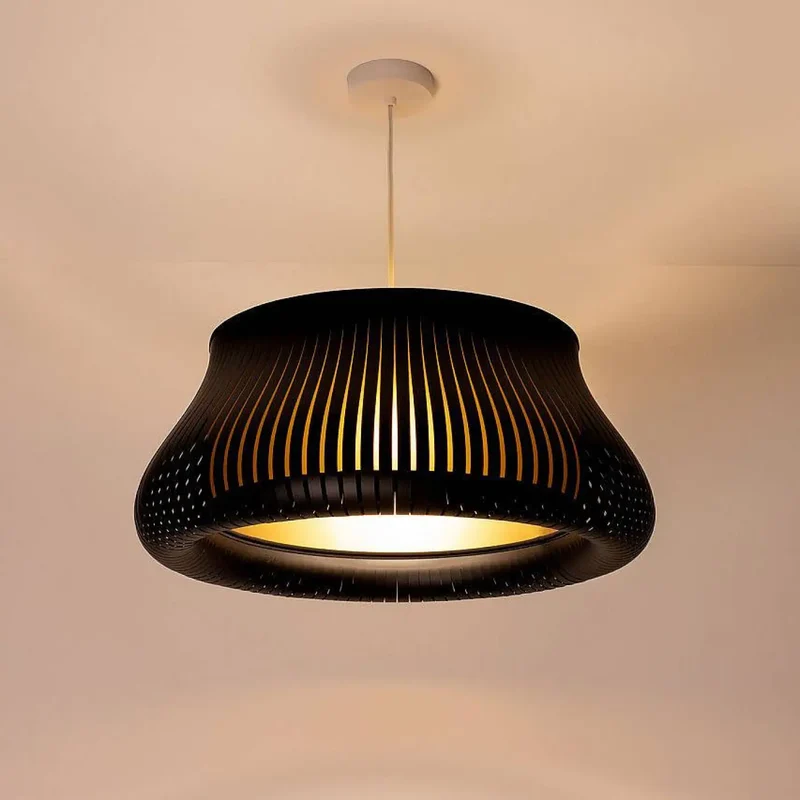 Suspension Luminaire | OBLO (Noir/Doré)